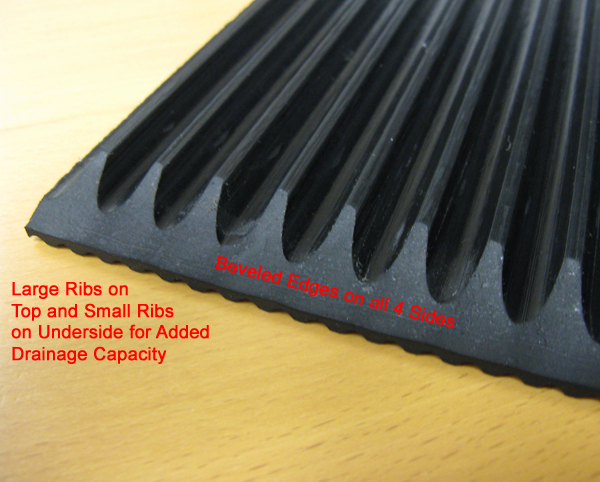 rubber mats heavy duty ribbed rib floor call american
